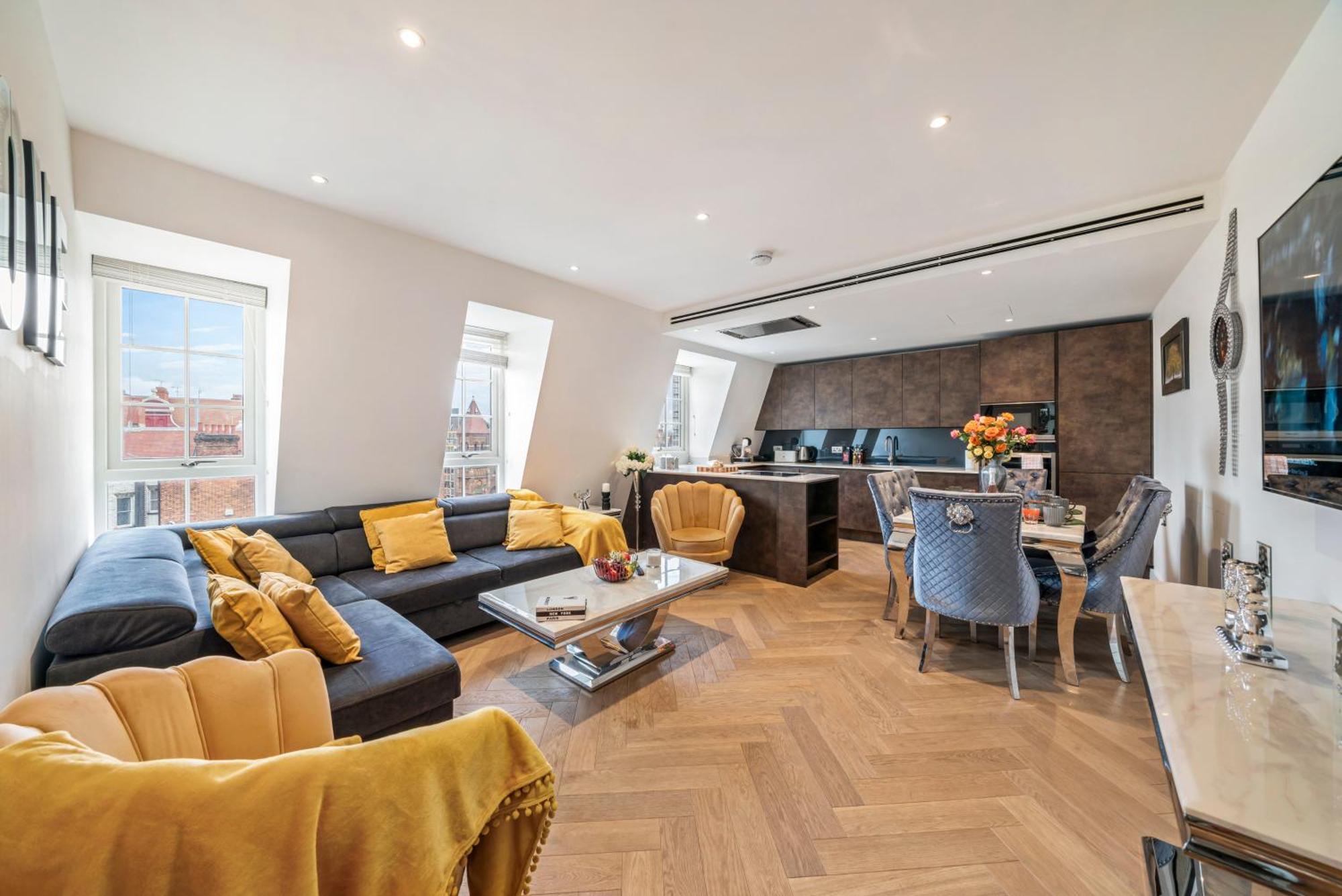 Apartmán Panoramic Perfection Marble Arch 2Br Penthouse 74 Londýn Exteriér fotografie